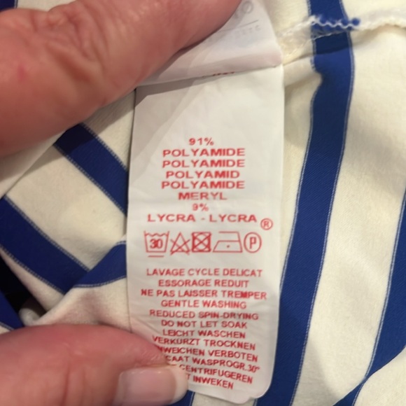 Saint James Dress Propriano Dress Size 8 Striped France Anti UV Protection - Picture 9 of 9